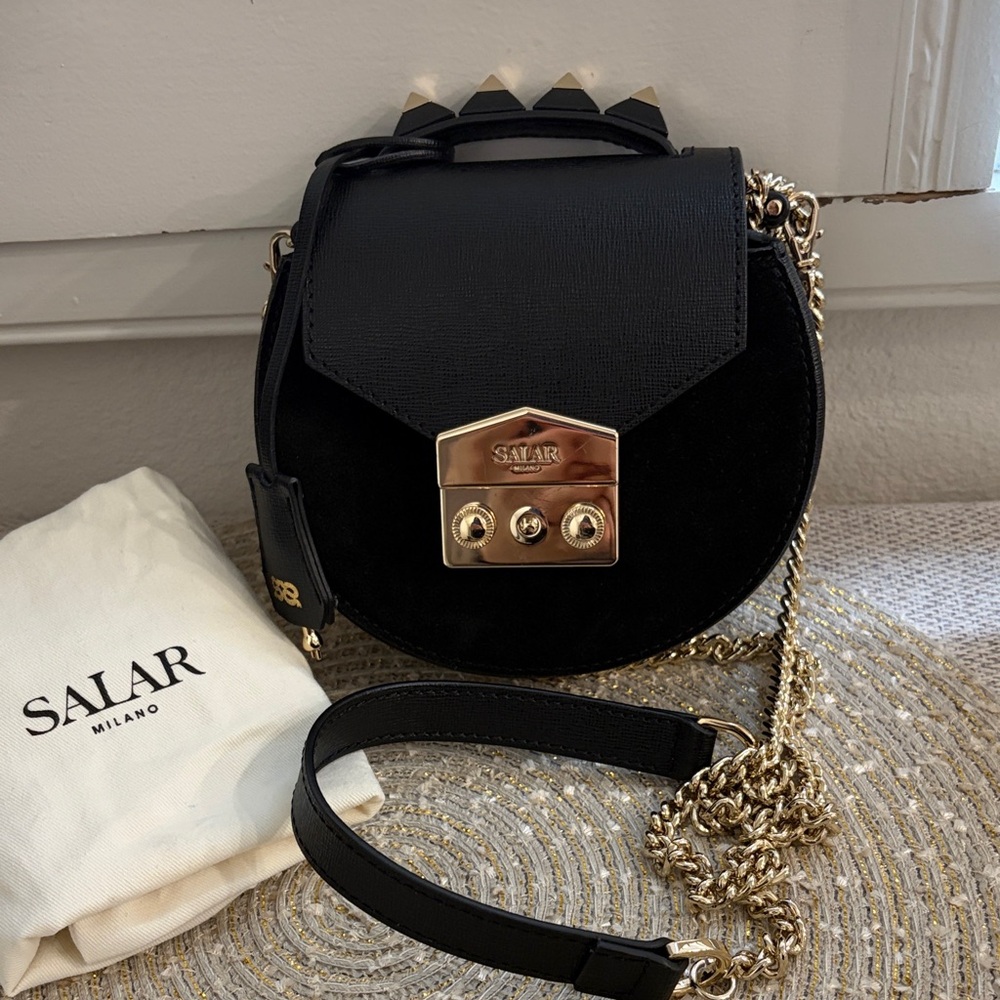 SALAR leather crossbody bag